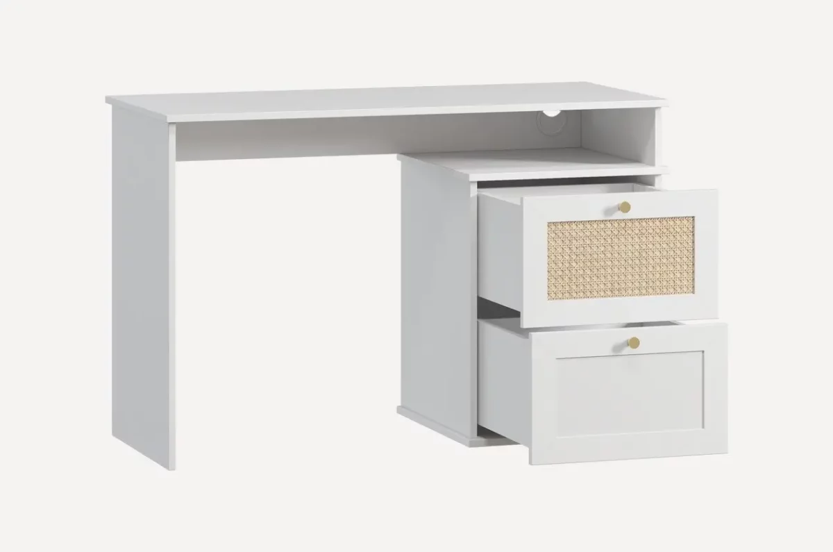 Bàn Làm Việc Alvis-1 Trắng - Ảnh 3
