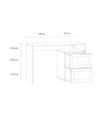 Bàn Làm Việc Alvis Trắng - 1 - Ảnh 7