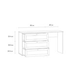 Bàn Trang Điểm Alvis - 1 Trắng - Ảnh 9