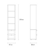 Kệ Trang Trí Alvis - 1 Trắng - Ảnh 8