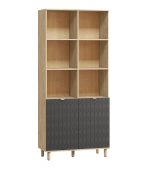 Kệ Trang Trí Tedjons Leaf - 2 Xám Chì