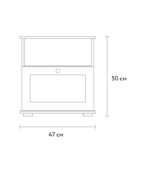 Tủ Đầu Giường Alvis - 2 Trắng - Ảnh 4