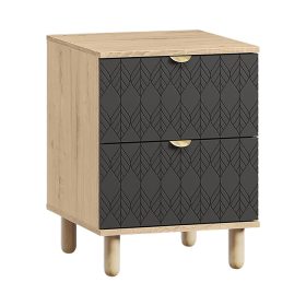 Tủ Đầu Giường Tedjons Leaf - 1 Xám Chì