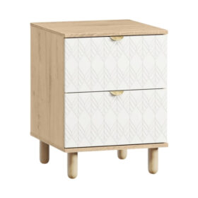 Tủ Đầu Giường Tedjons Leaf - 1 Trắng