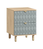 Tủ Đầu Giường Tedjons Leaf - 1 Xanh Dương Nhạt