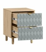 Tủ Đầu Giường Tedjons Leaf - 1 Xanh Dương Nhạt - Ảnh 2