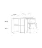 Tủ Ngăn Kéo Alvis - 1 Trắng - Ảnh 8