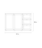 Tủ Ngăn Kéo Alvis - 1 Trắng - Ảnh 9