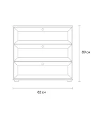 Tủ Ngăn Kéo Alvis - 2 Trắng - Ảnh 9