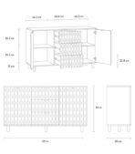 Tủ Ngăn Kéo Tedjons Leaf - 2 Cà Phê Sữa - Ảnh 10