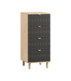 Tủ Ngăn Kéo Tedjons Leaf - 1.1 Xám Chì