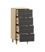 Tủ Ngăn Kéo Tedjons Leaf - 1.1 Xám Chì - Ảnh 2