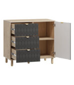 Tủ Ngăn Kéo Tedjons Leaf - 1 Xám Chì - Ảnh 2