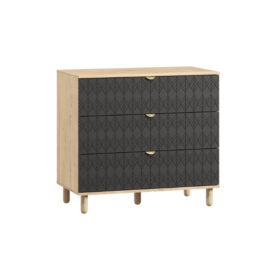 Tủ Ngăn Kéo Tedjons Leaf - 3 Xám Chì