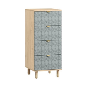 Tủ Ngăn Kéo Tedjons Leaf - 1.1 Xanh Dương Nhạt