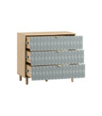 Tủ Ngăn Kéo Tedjons Leaf - 3 Xanh Dương Nhạt - Ảnh 2