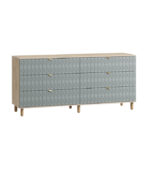 Tủ Ngăn Kéo Tedjons Leaf - 4 Xanh Dương Nhạt