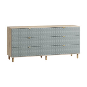 Tủ Ngăn Kéo Tedjons Leaf - 4 Xanh Dương Nhạt