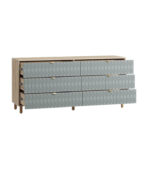 Tủ Ngăn Kéo Tedjons Leaf - 4 Xanh Dương Nhạt - Ảnh 2