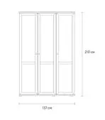 Tủ Quần Áo Alvis - 3 Trắng - Ảnh 6