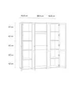 Tủ Quần Áo Alvis - 4 Trắng - Ảnh 6