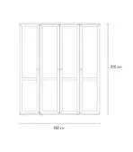 Tủ Quần Áo Alvis - 4 Trắng - Ảnh 7