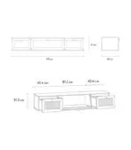 Tủ Tivi Alvis - 2 Trắng - Ảnh 8