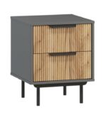 Tủ Đầu Giường Levante Xám Chì - 1