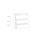 Tủ Ngăn Kéo Essen Trắng - 2 - Ảnh 8