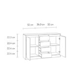 Tủ Ngăn Kéo Essen Trắng - Ảnh 8