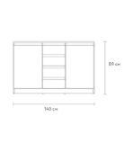 Tủ Ngăn Kéo Essen Trắng - Ảnh 9