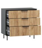 Tủ Ngăn Kéo Levante Xám Chì - 1 - Ảnh 3