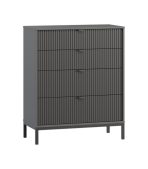 Tủ Ngăn Kéo Travis Xám Chì - 1