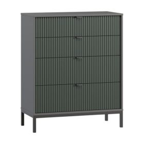 Tủ Ngăn Kéo Travis Xanh Đậm Rừng Nhiệt Đới - 1