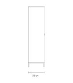 Tủ Quần Áo Travis Xám Chì - 1 - Ảnh 5