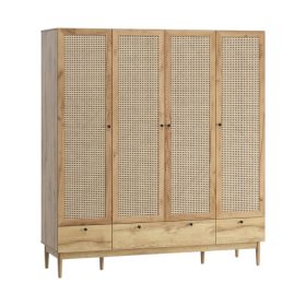 Tủ Quần Áo Roshal Wood Vân Gỗ - 4