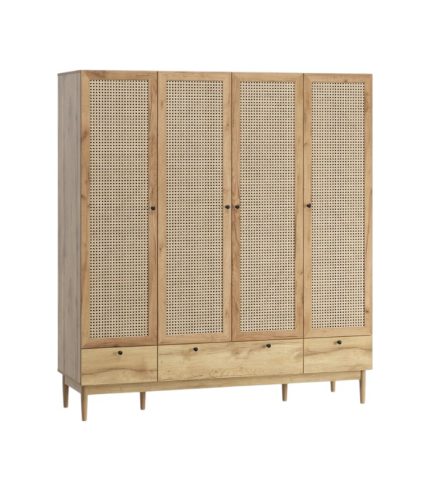 Tủ Quần Áo Roshal Wood Vân Gỗ - 4