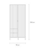 Tủ Quần Áo Travis Cà Phê Sữa - 2 - Ảnh 5