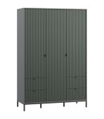 Tủ Quần Áo Travis Xanh Đậm Rừng Nhiệt Đới - 3