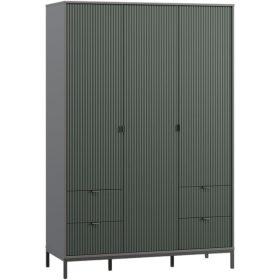 Tủ Quần Áo Travis Xanh Đậm Rừng Nhiệt Đới - 3