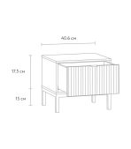 Tủ Đầu Giường Travis Cà Phê Sữa - 1 - Ảnh 5