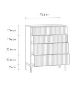 Tủ Ngăn Kéo Travis Xanh Đậm Rừng Nhiệt Đới - 1 - Ảnh 5