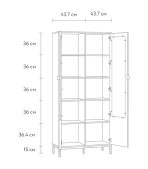 Tủ Trưng Bày Travis Xám Chì - 1 - Ảnh 7