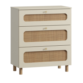 Tủ ngăn kéo trẻ em Lindo Trắng Kem- 1