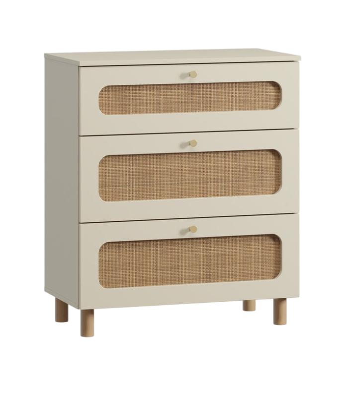 1 Tủ ngăn kéo trẻ em Lindo Trắng Kem- 1 - Ảnh 1