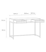 Bàn Làm Việc Travis Xanh Đậm Rừng Nhiệt Đới - 1.1 - Ảnh 4