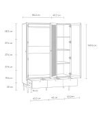 Tủ Quần Áo Roshal Wood Vân Gỗ - 3 - Ảnh 8