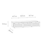 Tủ Tivi Roshal Wood Vân Gỗ - 5 - Ảnh 9