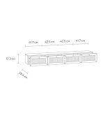 Tủ Tivi Roshal Wood Vân Gỗ - 6 - Ảnh 9