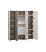 Tủ Quần Áo Shelton Cà Phê Sữa-4 - Ảnh 2